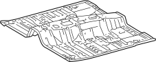 Image of Floor Pan (Front) image for your 2021 TOYOTA 4RUNNER