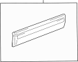 Image of Door Molding (Front, Upper, Lower) image for your 2014 TOYOTA 4RUNNER