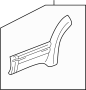Image of Door Molding (Rear, Lower) image for your 1993 TOYOTA 4RUNNER