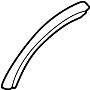 Image of Side Body Trim Protector (Rear) image for your 2013 TOYOTA 4RUNNER
