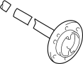 Image of Drive Axle Shaft (Rear) image for your 2020 TOYOTA 4RUNNER