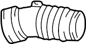 View Engine Air Intake Hose Full-Sized Product Image