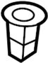 View Grommet. Molding. (Front, Upper) Full-Sized Product Image