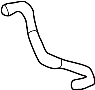 Image of Automatic Transmission Oil Cooler Hose. HOSE, COOLER. HOSE, TRANSMISSION O. OIL HOSE. image for your 2020 TOYOTA 4RUNNER SR5 Premium 4.0L  4WD