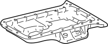 Image of Engine Oil Pan (Upper) image for your 2014 Toyota Prius   