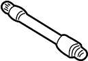 Image of Drive Axle Shaft image for your 1997 Toyota T100   