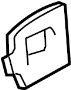 Image of Cover. Steering. Wheel. (Rear, Lower). A protective / aesthetic. image for your 2007 Toyota Camry 2.4L M/T CE Sedan 