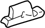 Image of Cover. (Front). Cover for the seat track. image for your 2024 Toyota Camry 2.5L A/T FWD SE SEDAN 