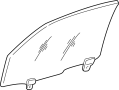 Image of Door Glass (Front) image for your 1974 TOYOTA LAND CRUISER