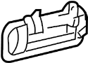 Image of Exterior Door Handle (Front) image for your 2001 TOYOTA LAND CRUISER 4700CC 32-VALVE DOHC EFI, AUTOMATIC  5-SPEED
