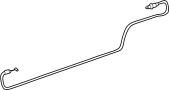 Image of Fuel Filler Door Release Cable image for your 1999 Toyota Land Cruiser   