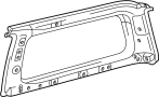 Image of Quarter Panel (Front, Rear, Upper) image for your 2010 Toyota Camry   