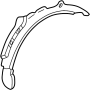 Image of Wheel Housing Side Panel image for your 1999 Toyota Land Cruiser   