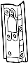 Image of Body D-Pillar (Rear, Upper, Lower) image for your 1999 Toyota Land Cruiser   