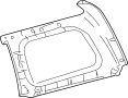 Image of Interior Quarter Panel Trim Panel (Upper) image for your 2002 Toyota Avalon   