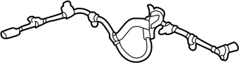 Image of ABS Wheel Speed Sensor (Right, Rear) image for your 2004 Toyota 4Runner   