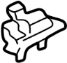 Image of Liftgate Latch Handle image for your 1977 TOYOTA LAND CRUISER