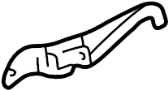 Image of Liftgate Latch Handle image for your 1977 TOYOTA LAND CRUISER