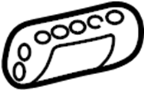 Image of Liftgate Glass Handle image for your 1971 TOYOTA LAND CRUISER