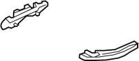 Image of Bumper Cover Support Rail (Front, Upper, Lower) image for your 2006 TOYOTA AVALON