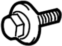 Image of Stud. Bolt. (Rear, Upper, Lower). A threaded rod which is. image for your 2012 Toyota Prius v   