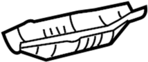 Image of Shield. Heat. (Upper, Lower). Exhaust Heat Shield. image for your 2008 TOYOTA 4RUNNER