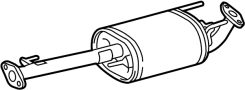 Image of Exhaust Muffler image for your 2008 TOYOTA 4RUNNER