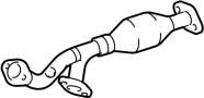 Image of Catalytic Converter (Front) image for your 2008 TOYOTA 4RUNNER LIMITED