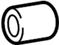 Image of Bushing. Suspension. Shock. Strut. Absorber. (Lower). Insulator for the. image for your 2014 Toyota Sequoia   