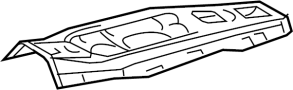 Image of Floor Pan Reinforcement (Front, Upper) image for your 2019 Toyota 4Runner  Limited Sport Utility 