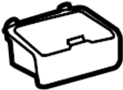 View Interior Quarter Panel Trim Panel Storage Compartment Full-Sized Product Image 1 of 2