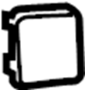 Image of Cover, COMBINATIO. Cover, Access. (Rear) image for your 2015 TOYOTA PRIUS