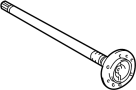 Image of Drive Axle Shaft (Rear) image for your 2009 TOYOTA CAMRY XLE 2400CC 16-VALVE DOHC EFI, AUTOMATIC  5-SPEED