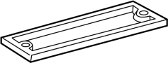 View License Plate Light Lens (Left) Full-Sized Product Image