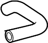 Image of Hose. Radiator. Flexible hose that is. image for your 2020 Toyota Sequoia  TRD Pro Sport Utility 