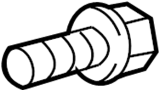 Image of Bolt. Fan. Motor. A Bolt used to mount the. image for your 2001 Toyota Highlander   