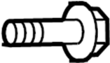 Image of Screw. Cover. (Rear, Upper). A Screw that is used to. image for your 2006 TOYOTA LAND CRUISER