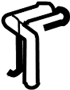 View Exhaust System Hanger Bracket. Exhaust Tail Pipe Clamp.  Full-Sized Product Image