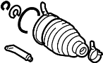 Image of CV Joint Boot Kit (Front) image for your 2004 Toyota Tundra 4.7L V8 M/T RWD SR5 Extended Cab Pickup Fleetside 
