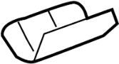 Image of Clip. Molding. Roof. Drip. (Rear). Interior trim used to. image for your 2012 Toyota FJ Cruiser   