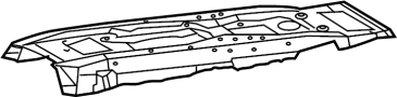 Image of Floor Pan Reinforcement (Front, Rear, Lower) image for your 2013 Toyota Corolla   