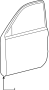 Image of Door Shell (Front) image for your 2017 Toyota Avalon   