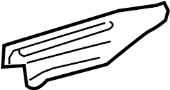 Image of Window Regulator Rail (Rear, Lower) image for your 2023 Toyota GR86   