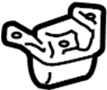 Image of Bumper. Damper. (Rear). A component (mounted in. image for your TOYOTA YARIS