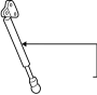 Image of Liftgate Lift Support image for your 2015 Toyota Prius Plug-In   