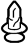 Image of Clip. Shield. (Front, Rear, Lower). A Clip which helps. image for your Toyota