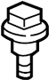 Image of Bolt. Cover. Bumper. Grille. (Upper). Bolt that secures the. image for your 2024 TOYOTA RAV4
