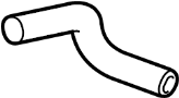 Image of Radiator Coolant Hose (Upper, Lower) image for your 2017 Toyota 4Runner 4.0L V6 A/T RWD SR5 Sport Utility 