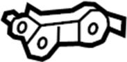Image of Hood Lift Support Bracket image for your 2013 TOYOTA YARIS