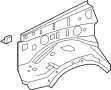View APRON, FRONT FENDER, RIGHT Full-Sized Product Image 1 of 1